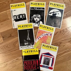NYC Playbill programs